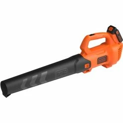 Black & Decker BLACK+DECKER BCBL200L Souffleur De Feuilles Sans Fil 145 Km/h Noir, Orange 12 V Lithium-Ion (Li-Ion) (Orange/Noir, Souffleur à Main, 18 W, 145 Km/h, Noir, Orange, Souffleuse, 81,5 DB)