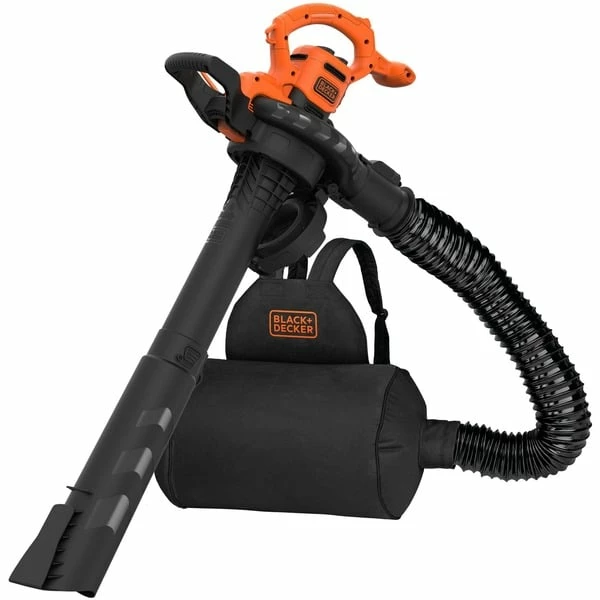 Black & Decker BLACK+DECKER BEBLV290 Souffleuse à Feuilles 2900 W 390 Km/h, Aspirateur/Souffleur De Feuilles (Noir/Orange, Souffleur à Main, 390 Km/h, 55 L, 16:1, Noir, Orange, 102,5 DB) – Image 2
