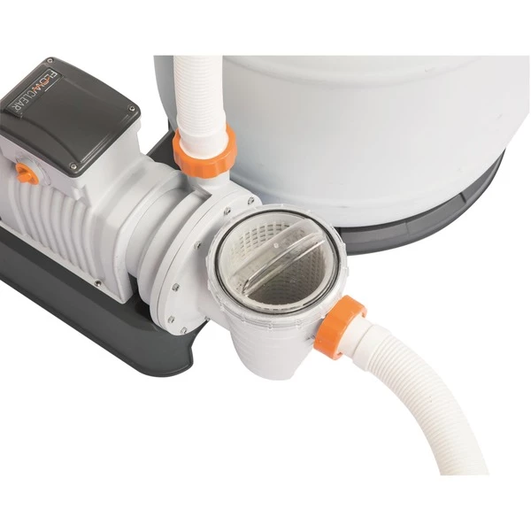 Bestway 58486 Accessoire Pour Piscine Kit De Filtre De Sable, Filtre à Eau (Gris, Kit De Filtre De Sable, Noir, Orange, Blanc, Piscine Hors-sol, 9800 L, 1100 L, 66600 L) 4 Bestway 58486 Accessoire Pour Piscine Kit De Filtre De Sable, Filtre à Eau (Gris, Kit De Filtre De Sable, Noir, Orange, Blanc, Piscine Hors-sol, 9800 L, 1100 L, 66600 L) – Image 2