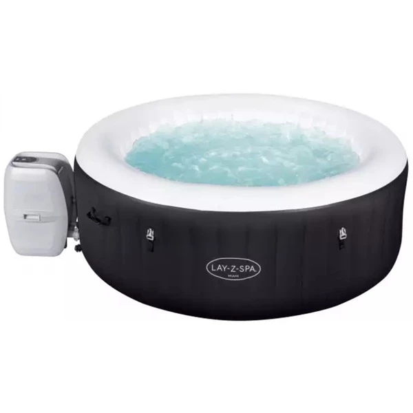 Bestway Lay-Z-Spa 71" X 26"/1.80m X 66cm Miami AirJet, Piscine (Noir, Noir, Gris, Blanc, 669 L, Rond, 4 Personne(s), 40 °C, 2 °C/hr) 5 Bestway Lay-Z-Spa 71" X 26"/1.80m X 66cm Miami AirJet, Piscine (Noir, Noir, Gris, Blanc, 669 L, Rond, 4 Personne(s), 40 °C, 2 °C/hr) – Image 3