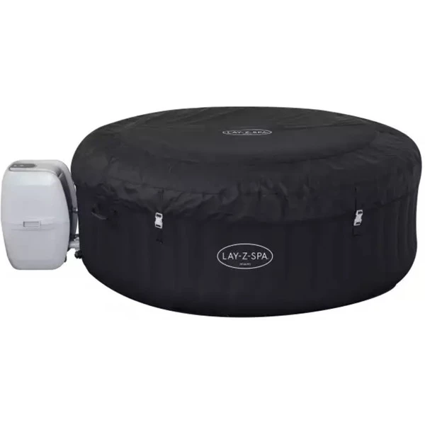 Bestway Lay-Z-Spa 71" X 26"/1.80m X 66cm Miami AirJet, Piscine (Noir, Noir, Gris, Blanc, 669 L, Rond, 4 Personne(s), 40 °C, 2 °C/hr) 6 Bestway Lay-Z-Spa 71" X 26"/1.80m X 66cm Miami AirJet, Piscine (Noir, Noir, Gris, Blanc, 669 L, Rond, 4 Personne(s), 40 °C, 2 °C/hr) – Image 4