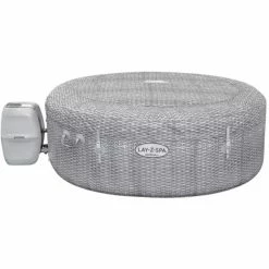 Bestway Lay-Z-Spa 77" X 28"/1.96m X 71cm Honolulu AirJet, Piscine (Gris Clair, Gris, Blanc, 916 L, Rond, 6 Personne(s), 40 °C, 2 °C/hr) -Pas Cher Irrigation Magasin Bestway Lay Z Spa 77 x 28 1 96m x 71cm Honolulu AirJet Piscine@@1719467 2