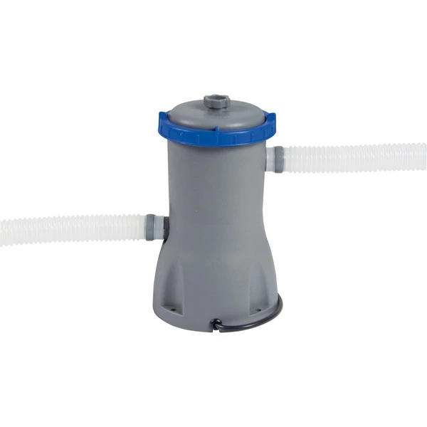 Bestway Pompe De Filtration à Cartouche FLOWCLEAR 3.028L/h, Filtre à Eau (Gris, Pompe à Filtre à Cartouche, Bleu, Gris, 1100 L, 17400 L, 220 - 240 V, 50 Hz)
