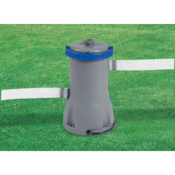 Bestway Pompe De Filtration à Cartouche FLOWCLEAR 3.028L/h, Filtre à Eau (Gris, Pompe à Filtre à Cartouche, Bleu, Gris, 1100 L, 17400 L, 220 - 240 V, 50 Hz) – Image 3