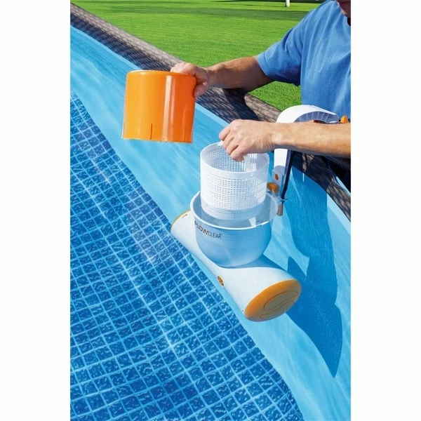 Bestway Pompe Di Filtration Skimatic Flowcleartm, Filtre à Eau (Blanc/Orange, Pompe à Filtre à Cartouche, Orange, Blanc, 1100 L, 31700 L, 220-240 V, 50 Hz) 8 Bestway Pompe Di Filtration Skimatic Flowcleartm, Filtre à Eau (Blanc/Orange, Pompe à Filtre à Cartouche, Orange, Blanc, 1100 L, 31700 L, 220-240 V, 50 Hz) – Image 6