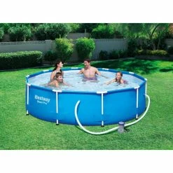 Bestway Steel Pro 3.05m X 76cm, Bleu, Piscine (Bleu, Bleu, 4678 L, Piscine Hors Sol, Bleu, 20,9 Kg) -Pas Cher Irrigation Magasin Bestway Steel Pro 3 05m x 76cm Bleu Piscine@@1so3bp1i 4