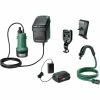 Bosch GardenPump 18V-2000, 06008C4202, Pompe Submersible Et Pression (Vert/Noir) -Pas Cher Irrigation Magasin Bosch GardenPump 18V 2000 06008C4202 Pompe submersible et pression@@1827158