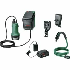 Bosch GardenPump 18V-2000, 06008C4202, Pompe Submersible Et Pression (Vert/Noir)