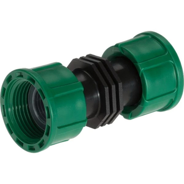 GARDENA 2758-20 Pièce Et Accessoire De Système D'irrigation Raccord De Tuyau, Connexion (Noir, Raccord De Tuyau, Bleu, Vert, Femelle/Femelle, 25.4 Mm)