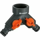GARDENA 2 Voies Distributeur D'eau Bidirectionnel (940-20), Raccord De Robinet (Gris/Orange, Noir, Orange) 5 GARDENA 2 Voies Distributeur D'eau Bidirectionnel (940-20), Raccord De Robinet (Gris/Orange, Noir, Orange) – Image 3