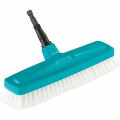 GARDENA 3639-20 Brosse De Nettoyage Bleu, Blanc, Balai (Turquoise/Blanc, Bleu, Blanc, 30 Cm, 1 Pièce(s))