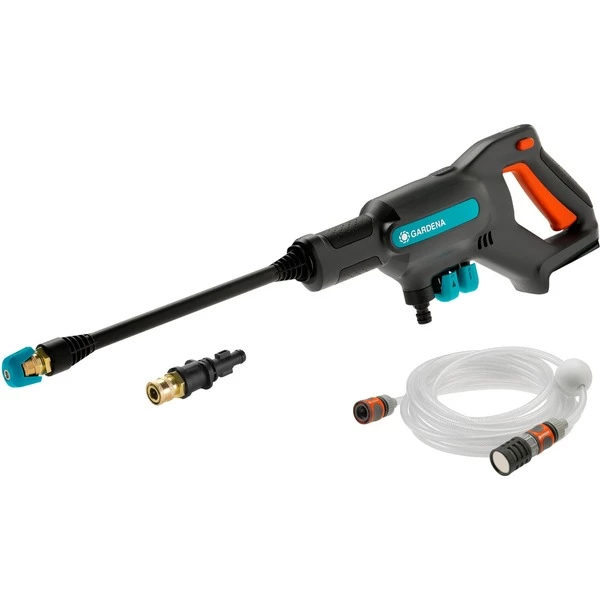 GARDENA AquaClean 24/18 V P4A Solo, Nettoyeur Pression (Gris/Turquoise, 14800-55, Batterie Non Incluse) 3 GARDENA AquaClean 24/18 V P4A Solo, Nettoyeur Pression (Gris/Turquoise, 14800-55, Batterie Non Incluse)