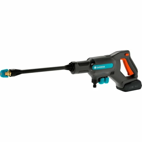 GARDENA AquaClean 24/18 V P4A Solo, Nettoyeur Pression (Gris/Turquoise, 14800-55, Batterie Non Incluse) 4 GARDENA AquaClean 24/18 V P4A Solo, Nettoyeur Pression (Gris/Turquoise, 14800-55, Batterie Non Incluse) – Image 2