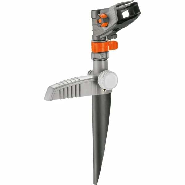 GARDENA Arroseur Canon Sur Pic Comfort (Orange, Système D'aspersion D'eau à Pulsation, 490 M², Gris, Orange, Argent) 3 GARDENA Arroseur Canon Sur Pic Comfort (Orange, Système D'aspersion D'eau à Pulsation, 490 M², Gris, Orange, Argent)