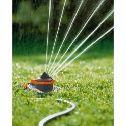 GARDENA Arroseur Rotatif Et Sectoriel Tango Comfort (Gris/Orange, Système D'aspersion D'eau Circulaire, 310 M², Noir, Orange) -Pas Cher Irrigation Magasin GARDENA Arroseur rotatif et sectoriel Tango Comfort@@1213491 3
