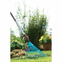 GARDENA Balai à Gazon Combisystem (Turquoise, Râteau Pour Pelouse, Acier, 50 Cm, 130 Cm) -Pas Cher Irrigation Magasin GARDENA Balai gazon Combisystem@@1213568 2