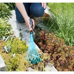 GARDENA Balai à Gazon Combisystem (Turquoise/Noir, Râteau Manuel, Acier, Duroplast, Noir/Orange, 1 Pièce(s), 120 Mm) -Pas Cher Irrigation Magasin GARDENA Balai gazon combisystem@@9wihau27 1