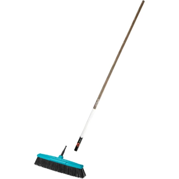 GARDENA Balai De Rue Combisystem (Turquoise/bois) 4 GARDENA Balai De Rue Combisystem (Turquoise/bois) – Image 2