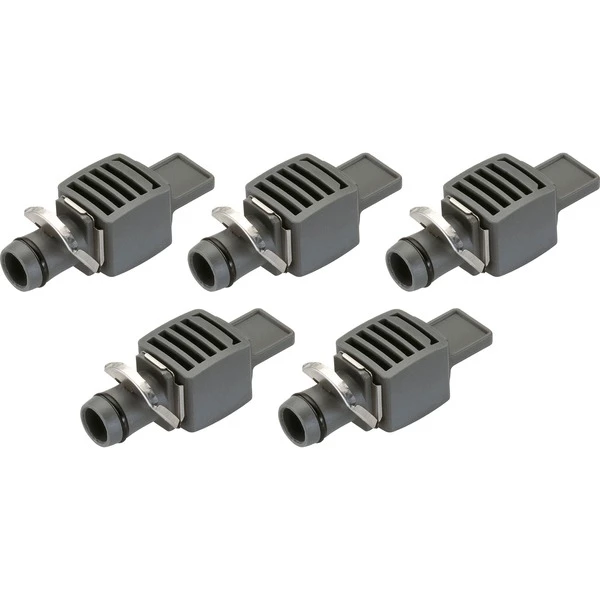 GARDENA Bouchon Pièces Et Accessoires De Système D'irrigation, Fermeture (Gris, Bouchon D'extrémité De Tuyau, Système D'irrigation Goutte-à-goutte, Plastique, Noir, 25,4 / 2 Mm (1 / 2"), 25,4 / 2 Mm (1 / 2"))