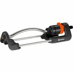GARDENA Buse Pivotante Aqua S, Arroseur (Gris/Orange)