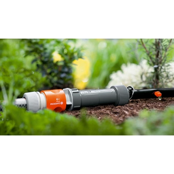 GARDENA Centrale D'irrigation 1000, Systèmes De Goutte à Goutte (Noir/gris, Métal, Plastique, Noir, Gris, Argent) – Image 2