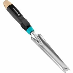 GARDENA Couteau Désherbeur EcoLine, Taille Gazon (Noir/Turquoise, 17702-20)