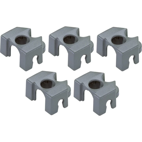 GARDENA Fixation Cavalier 4,6 Mm, Support (Gris, 5 Piéce(s)) 3 GARDENA Fixation Cavalier 4,6 Mm, Support (Gris, 5 Piéce(s))
