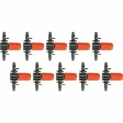 GARDENA Goutteur En Ligne Réglable, Goutteurs (Gris/Orange, Montage En Ligne, 20 L/h, Gris, Orange)