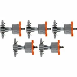 GARDENA Goutteur En Ligne Réglable Et Régulateur De Pression, Goutteurs (Gris/Orange, 5 Piéce(s))