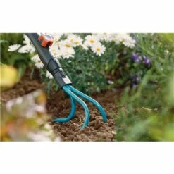 GARDENA Griffe Piocheuse Combisystem, Cultivateur à Main (Turquoise, Râteau De Jardin, Acier, 9 Cm) -Pas Cher Irrigation Magasin GARDENA Griffe piocheuse Combisystem Cultivateur main@@9wihru05 5