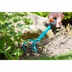 GARDENA Griffe Piocheuse Combisystem, Cultivateur à Main (Turquoise/Noir, Râteau Manuel, Acier, Duroplast, Noir/Orange, 1 Pièce(s), 70 Mm) -Pas Cher Irrigation Magasin GARDENA Griffe piocheuse combisystem Cultivateur main@@9wihau28 1