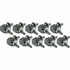 GARDENA Jonction En L 4,6 Mm (3/16"), Connexion (Gris, 10 Pièce(s))