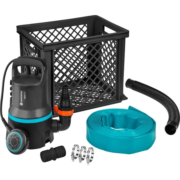 GARDENA Kit Anti-inondations 9000, Pompe Submersible Et Pression (Noir/Turquoise, 9041-20) 3 GARDENA Kit Anti-inondations 9000, Pompe Submersible Et Pression (Noir/Turquoise, 9041-20)