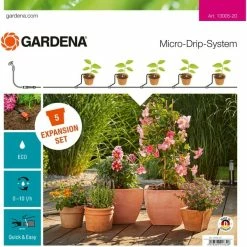GARDENA Kit D'extension Pour Pots De Fleurs Micro-Drip System, Module D'extension