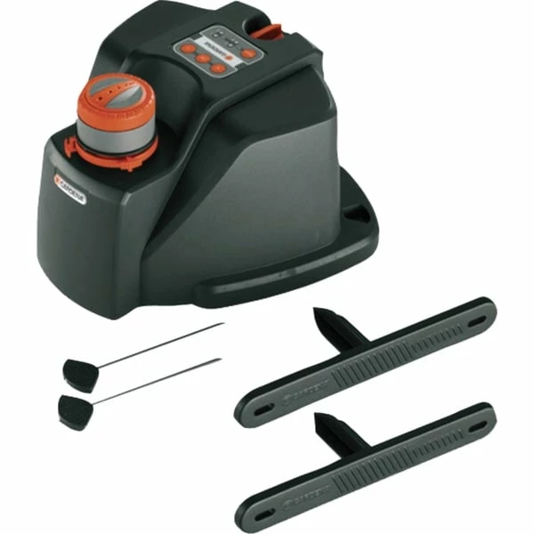 GARDENA Large-Area Irrigation AquaContour Automatic Plastique Gris, Orange, Automate D'irrigation (Gris/Orange, Plastique, Gris, Orange)