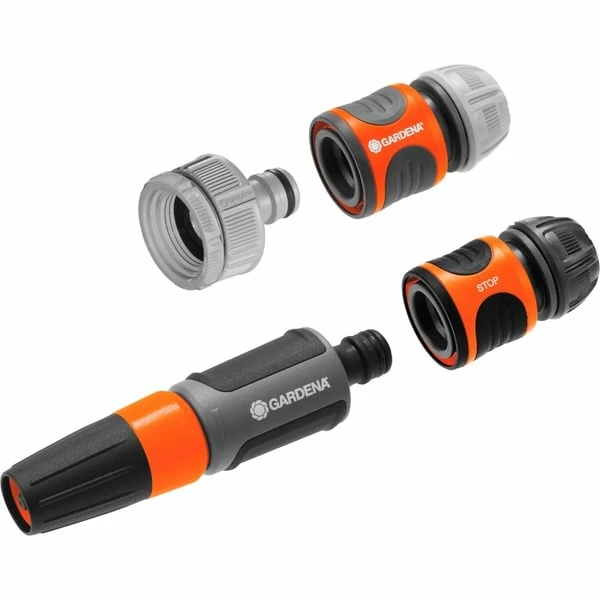 GARDENA Nécessaire D'arrosage 13 Mm (1/2) Et 15 Mm (5/8), Seringue (Gris/Orange) 3 GARDENA Nécessaire D'arrosage 13 Mm (1/2) Et 15 Mm (5/8), Seringue (Gris/Orange)
