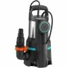 GARDENA Pompe à Eau Sale 25000, Pompe Submersible Et Pression (Noir/en Acier Inoxydable, 9046-20) -Pas Cher Irrigation Magasin GARDENA Pompe eau sale 25000 Pompe submersible et pression@@1687263