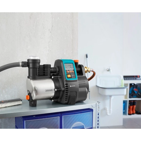 GARDENA Pompe Automatique Maison & Jardin 6000/6E LCD Inox (Inox/Noir, 1760-20) 4 GARDENA Pompe Automatique Maison & Jardin 6000/6E LCD Inox (Inox/Noir, 1760-20) – Image 2