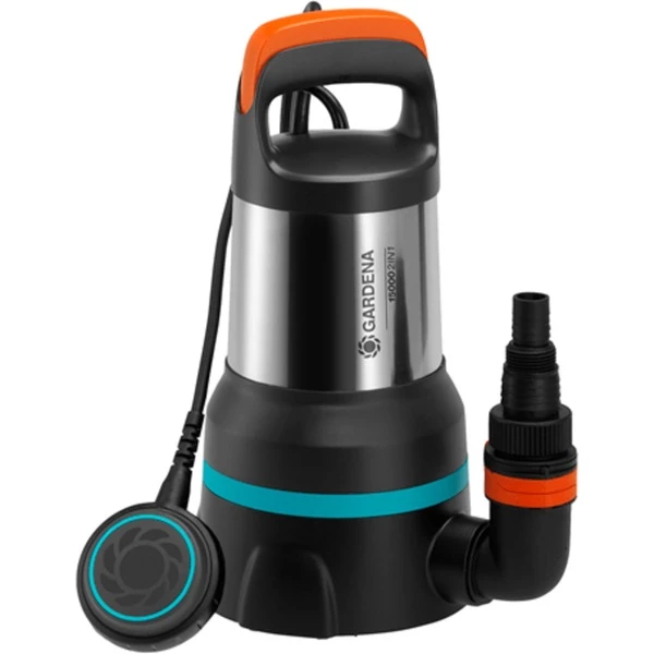 GARDENA Pompe Submersible/eau Sale 15000, Pompe Submersible Et Pression (Noir/en Acier Inoxydable, 9048-20) 3 GARDENA Pompe Submersible/eau Sale 15000, Pompe Submersible Et Pression (Noir/en Acier Inoxydable, 9048-20)