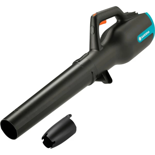 GARDENA PowerJet 18V P4A Souffleur De Feuilles Sans Fil Noir, Bleu, Orange Lithium-Ion (Li-Ion) (Gris/Turquoise, Souffleur à Main, Noir, Bleu, Orange, Souffleuse, Electrique, 96 DB, 18 V) 3 GARDENA PowerJet 18V P4A Souffleur De Feuilles Sans Fil Noir, Bleu, Orange Lithium-Ion (Li-Ion) (Gris/Turquoise, Souffleur à Main, Noir, Bleu, Orange, Souffleuse, Electrique, 96 DB, 18 V)