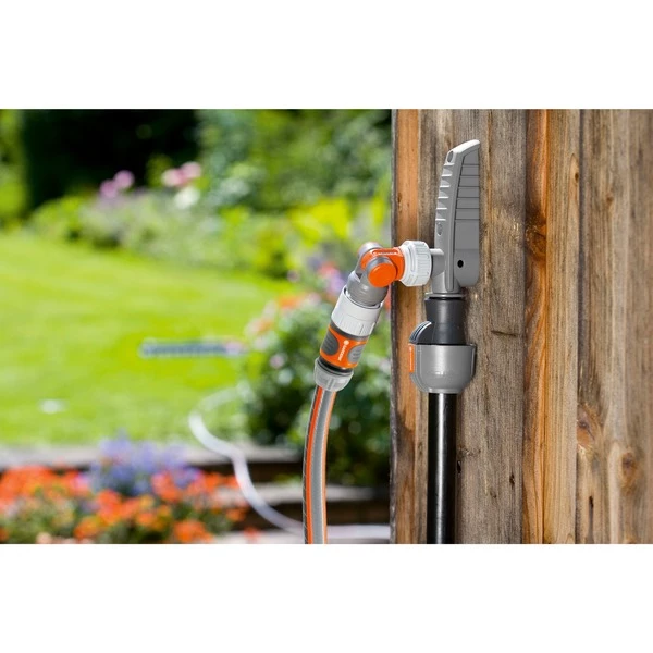 GARDENA Prise D'eau Avec Nez De Robinet Articulé (Gris/Orange, 1 Pièce(s)) – Image 2