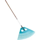 GARDENA Râteau à Feuilles Combisystem XXL, Balai (Turquoise/bois) 5 GARDENA Râteau à Feuilles Combisystem XXL, Balai (Turquoise/bois) – Image 3