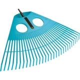 GARDENA Râteau à Feuilles Combisystem XXL, Balai (Turquoise/bois) 6 GARDENA Râteau à Feuilles Combisystem XXL, Balai (Turquoise/bois) – Image 4