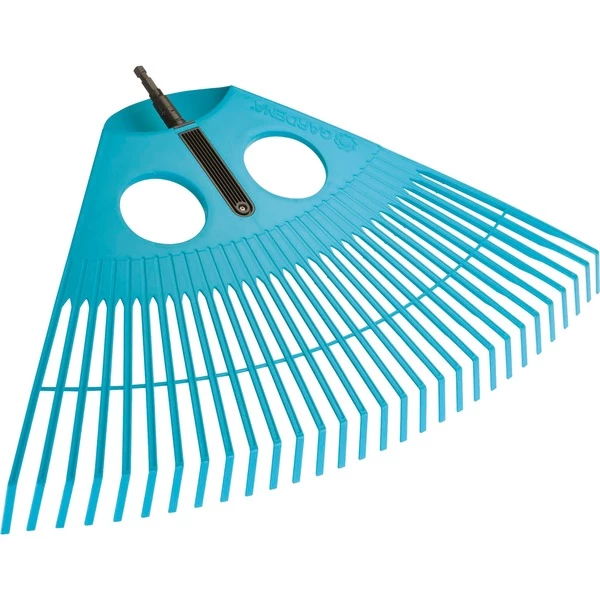 GARDENA Râteau à Feuilles Combisystem XXL, Balai (Turquoise/bois) 4 GARDENA Râteau à Feuilles Combisystem XXL, Balai (Turquoise/bois) – Image 2