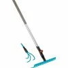 GARDENA Râteau Et Grattoir Combinés (Turquoise/bois)