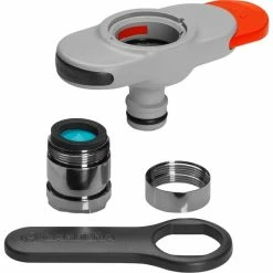 GARDENA Raccord De Robinet (Gris Clair/Orange, 18210-20)