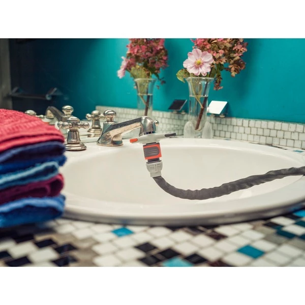 GARDENA Raccord De Robinet (Gris Clair/Orange, 18210-20) 5 GARDENA Raccord De Robinet (Gris Clair/Orange, 18210-20) – Image 3