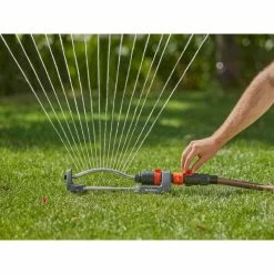GARDENA Raccord De Tuyau Avec Vanne De Régulation (Gris/Orange, Connecteur De Tuyau, 3/4", Femelle/Femelle, 1 Pièce(s)) -Pas Cher Irrigation Magasin GARDENA Raccord de tuyau avec vanne de r gulation @@1213550 3