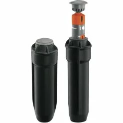 GARDENA T 100 Arrosage Enterré Noir, Gris, Arroseur (Noir/gris, Arrosage Enterré, 100 M², Noir, Gris)