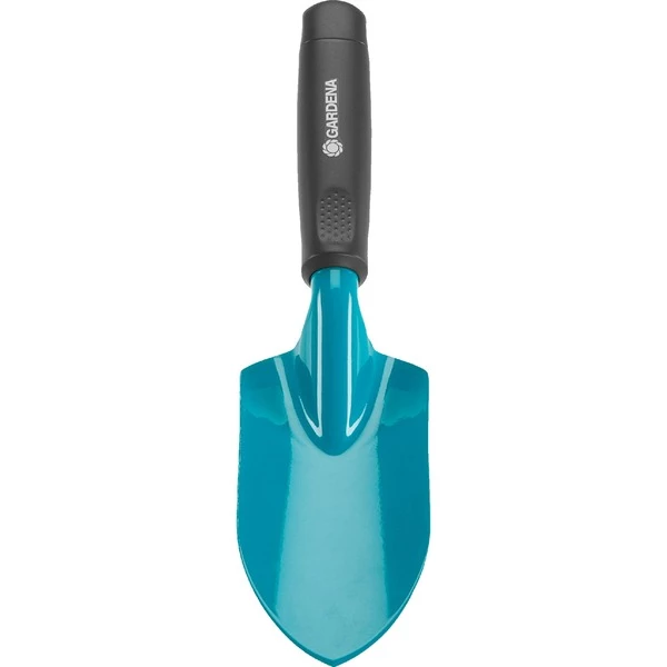 GARDENA Transplantoir Large Classic, Truelle (Turquoise/Noir, Garden Trowel, Duroplast, Acier, Noir, Bleu, Ergonomique, Poignée Antidérapante, 8 Cm) 4 GARDENA Transplantoir Large Classic, Truelle (Turquoise/Noir, Garden Trowel, Duroplast, Acier, Noir, Bleu, Ergonomique, Poignée Antidérapante, 8 Cm) – Image 2